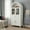 White, variant on Domi Bonn 71" Tall Arched Kitchen Pantry Cabinet with Glass Door, Farmhouse Storage Pantry Cabinet with Adjustable Shelves & Barn Door Design for Kitchen, Living & Dining Room, Black