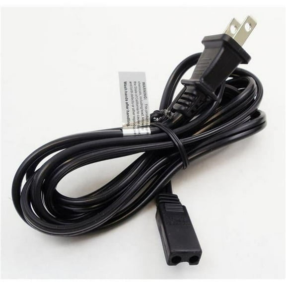 Vanco LC6X 6 ft. AC Power Cord with Universal Sony 2 Prong Type Plug