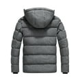 thumbnail image 5 of Wantdo Men's Puffer Jacket Hooded Winter Coat Warm Windbreaker Jacket Heather Gray M, 5 of 10