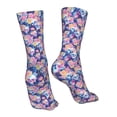 thumbnail image 7 of Goofa graffiti style Skull flower for 16in Socks, Funny Novelty Crazy Design Cotton Socks Sports Socks Knee High Socks For Men, Women,1Pairs - Gift For Working Friends, 7 of 7