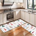 thumbnail image 3 of Kitchen Rugs Sets Of 2,Multicolor Christmas Tree Pattern Anti Fatigue Kitchen Mat Rugs Non Slip Washable,Decorative Kitchen Floor Mats for Kitchen,Sink,Laundry,17"X47", 3 of 5