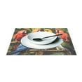 thumbnail image 3 of Ryvnso Placemats Set of 4 Parrots Dining Mats Heat-Resistant Non-Slip Washable Table Mat, 3 of 8