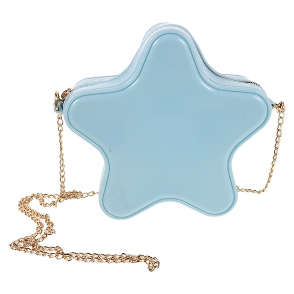 Phenofice Sky-Blue Star Shaped Shoulder Bag, Stylish and Spacious Purse