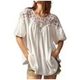 thumbnail image 1 of Usted Es Más Que una Camisa de Puntuación de Prueba, Cuello Redondo Casual, Camisa de Manga Corta para Mujeres, 1 of 6