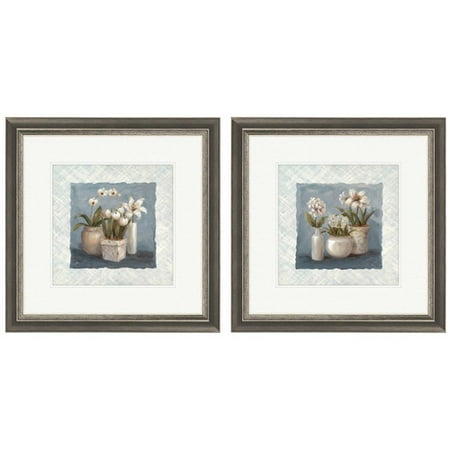 PTM Images Floral 2 Piece Framed Painting Print Set - Walmart.com