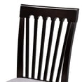 thumbnail image 4 of Baxton Studio Minette Fabric and Wood Dining Chairs in Gray & Espresso Set of 4, 4 of 7