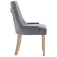 thumbnail image 4 of Modway Ponder Performance Velvet Dining Side Chair in Ivory, 4 of 5