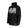 thumbnail image 2 of Men's New Era Black New York Giants Functional Fandom Balaclava Helmet Stripe Tri-Blend Hoodie, 2 of 5