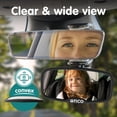 thumbnail image 3 of Onco Espejo de coche para bebé orientado hacia adelante - Espejo de coche con clip para bebé, Espejo de bebé 100% inastillable y a prueba de sacudidas para viajes en coche, Espejo de asiento de coche, 3 of 5