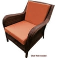 thumbnail image 5 of QQbed 2-Pack Outdoor Deep-Seat Cushions 24"x22"x4" with Memory Foam & Waterproof Covers, 5 of 9