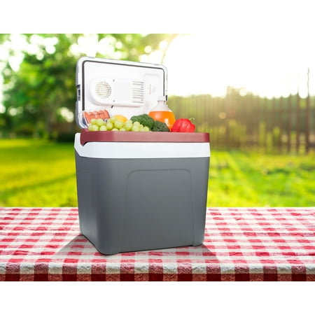 Best Cooler & 12v Electric Fridge. Ideal for Camping, Boating, Trucking, and Road Trips. Portable 26 Quarts (24 Litre) Capacity