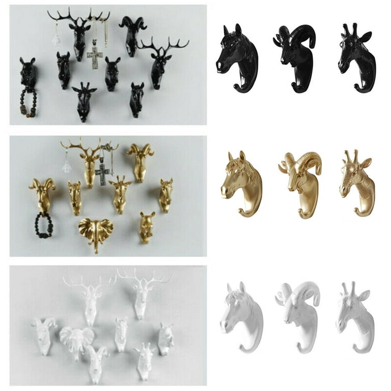 Wall Decoration Home Accessories Living Room Hanger Resin Animal