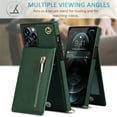 thumbnail image 4 of facefd Wallet Case for iphone PU Zipper Wallet Smartphone Case with Card Holder & Shoulder Strap, 4 of 4