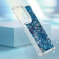 thumbnail image 6 of Case for Motorola Moto G Stylus 5G 2024 Case Glitter Cute Luxury Love Liquid Quicksand Clear Soft TPU Girls Women Stylish Bumper Shockproof Protective Cover for Moto G Stylus 5G 2024 Blue YB, 6 of 14