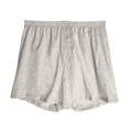 thumbnail image 5 of Blekii Men's Lounge Shorts, Cotton Sleep Shorts with Elastic Waist, Solid Color Boxer Style Pajama Bottoms, Loose Fit Comfort for Home, Breathable Sleepwear Or Underwear, Perfect, 5 of 9