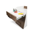 thumbnail image 7 of Milan Pedicure Trolley Pedi Rolling Cart Nail Salon Spa Storage Drawer, Ash Wood, 7 of 7
