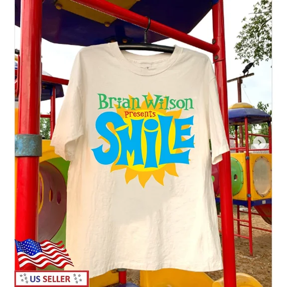 RARE Brian Wilson Present SMiLE Unisex White T Shirt Size S-5XL