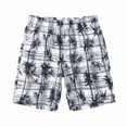 thumbnail image 4 of Uaswgudfs Women's Tropical Print Beach Shorts - Elastic Waist Loose Fit Summer Knee Length Casual Shorts, 4 of 6