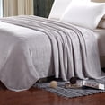 thumbnail image 4 of HEALEEP Premium Blanket Lightweight Fleece Blanket with Stitching Detail, 4 of 4