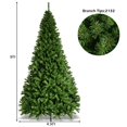 thumbnail image 4 of Costway 9FT PVC Artificial Christmas Tree 2132 Tips Premium Hinged w/ Solid Metal Legs, 4 of 10