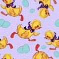 thumbnail image 2 of Lavoie, Tina 26x26 White Modern Wood Framed Museum Art Print Titled - Cute Ducking Pattern, 2 of 4