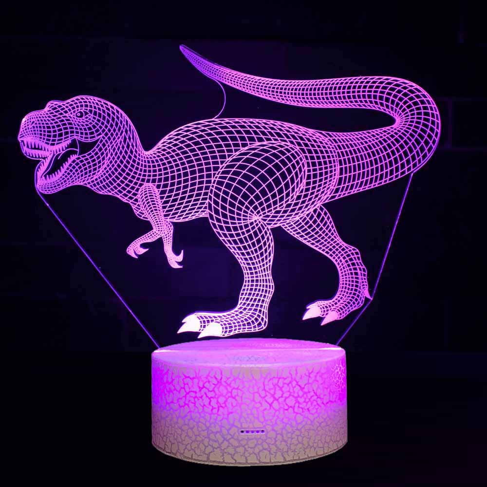 Dinosaur Usb Led Table Lamp for Kids Room Nursery Decor Personalized Brontosaurus Night New Parents Gifts 