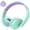 Green Purple, variant on Seenda Kids Headphone, Wired Headphones for Boys and Girls with Microphone, 85/94dB Volume Limiter, New Condition Headset, Black