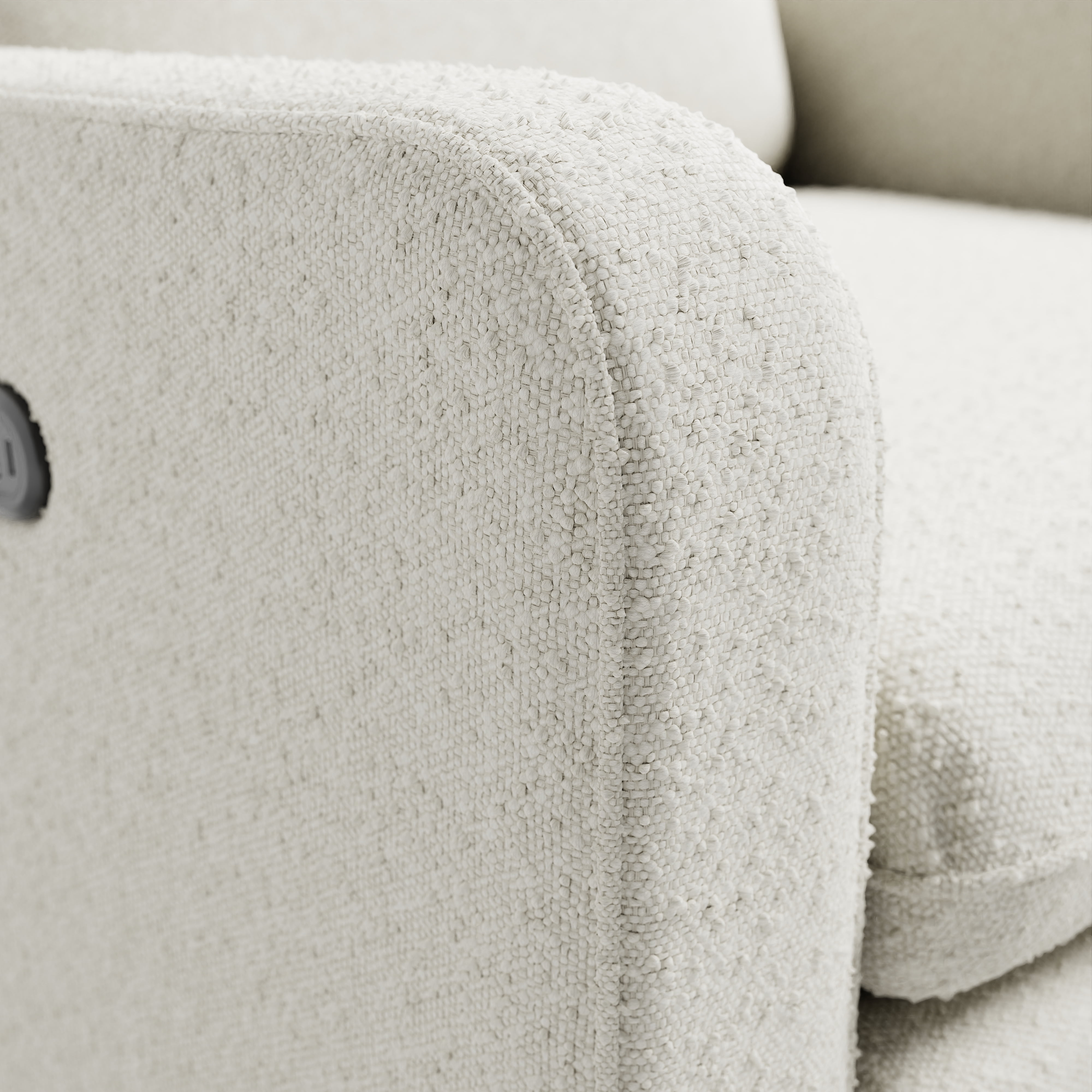 Graco Teddi Infant Power Recliner Swivel Glider with USB, Ivory Boucle
