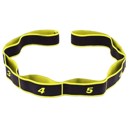Nvzi Stretch Strap - Leg Stretch Band to Improve Flexibility - Stretching Out Yoga Strap - Exercise and Physical Therapy Belt for Rehab, Pilates, Dance and Gymnastics with Workout Guide Book（02）
