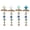 4 pieces, variant on Beach Wall Art Handcrafted with Driftwood,Starfish,Conch,Seaglass & Seashells, Coastal Wall Decor, Ocean Nautical Walls Hanging for Beach Bedroom, Bathroom, Living Room & Dorm Coastal Decor