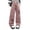 Brick Red, variant on Girls' Jeans Size 18 High Waisted Pull on Loose Denim Pants Loose fit Stretchy Soft Trousers Streetwear Back To School
