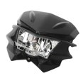 thumbnail image 3 of Motorbike DRL Headlight, Adjustable DC12V Motorcycle Front Headlight Simple Installation Reliable Safe Driving LED  For Dirt Bike MX Motocross Enduro Motorcycle Black,White,Green, 3 of 8