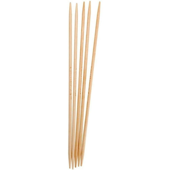 Brittany Double Point 7.5 inch (19cm) Knitting Needles (Set of 5) Size US 10 (6.0 mm) 4295