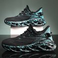 thumbnail image 7 of Men's Lace-Up Knit Breathable Blade Athletic Sneakers, 7 of 7