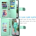thumbnail image 2 of Galaxy A50 Case, Samsung A50 Wallet Case, Samsung Galaxy A50 PU Leather Case, Tekcoo Luxury Cash Credit Card Slots Holder Carrying Folio Flip Cover [Detachable Magnetic Hard Case] & Kickstand, 2 of 6