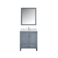 thumbnail image 3 of Jacques 30 in. W Dark Grey Bath Vanity, White Quartz Top, Faucet Set, and 28 in. Mirror, 3 of 4