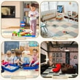 thumbnail image 6 of 60 Pcs Kids Foam Puzzle Floor Mat Bulk Solid Color Foam Play Mat with Borders Interlocking Multi Use Floor Rug for Baby Toddler Children Crawling Exercise Playroom 12 inch (White, Cream, Gray, 6 of 6