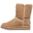 thumbnail image 2 of BEARPAW Women's Elle Short Crochet Iced Coffee Size 10 | Women's Boot Classic Suede | Women's Pull On Boot | Comfortable Winter Boot Women's Iced Coffee Elle Short Crochet Boots, 2 of 6
