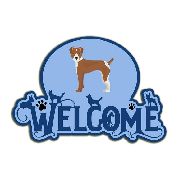 Rat Terrier Welcome Door Hanger Decoration