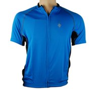 Origin8 Apparel TechSport Short-Sleeve Cycling Jersey Small - Blue