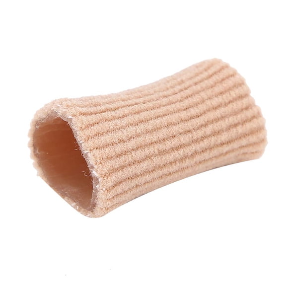 Toe Cushion Tube,Toe Tube, 10pcs Elastic Toe Cover Pain Relief Corns Prevent Soft Finger Toe Wrap Protector Toe Sleeve Separator Pedicure Gel Lining Tubing for Bunion Hammer Toe Callus Corn Blister