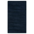 thumbnail image 2 of Shag & Flokati Rug - Plush Master Bath Cotton -Navy/Navy Style-J-Color:Navy/Navy,Design:Shag & Flokati,Shape:Small Rectangle,Size:3' 9''L x 2' 3''W, 2 of 3