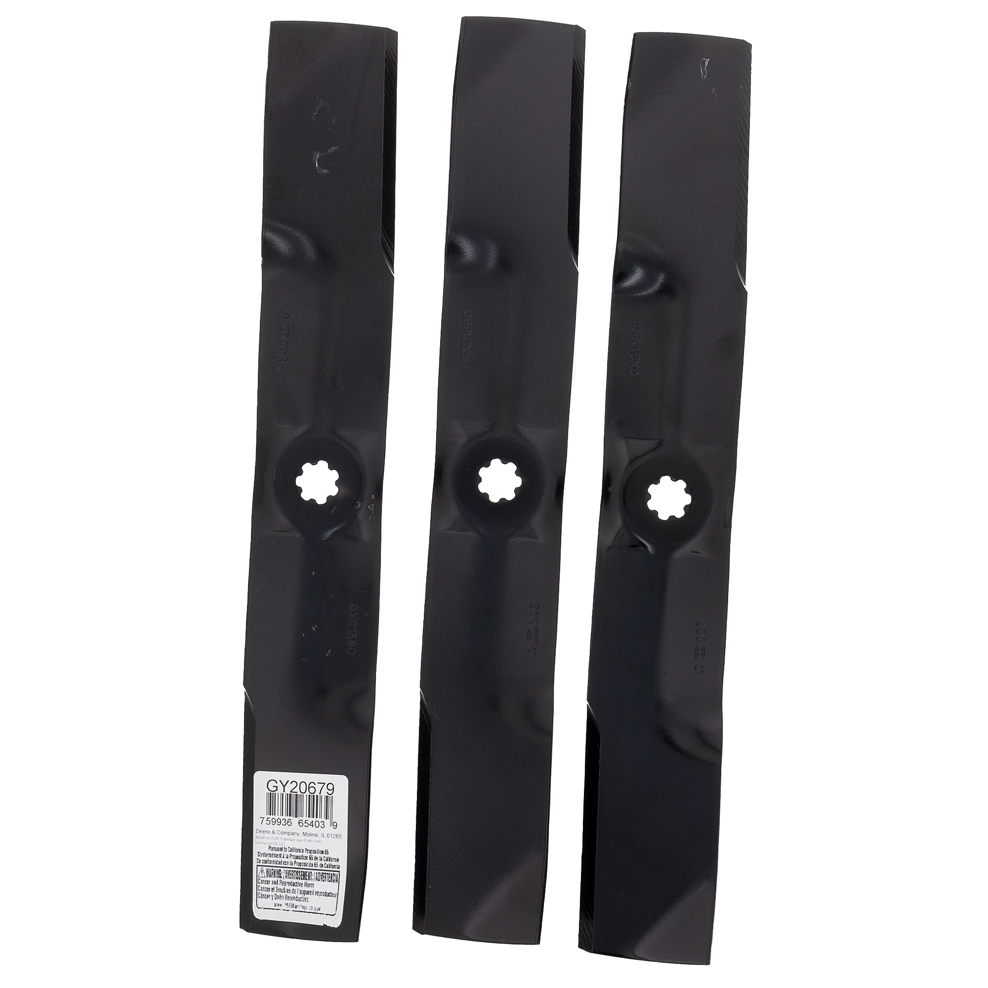 2x Husqvarna OEM 532422719 3-in-1 Blades – 42" Cut, Genuine Original Equipment, 424752 422719