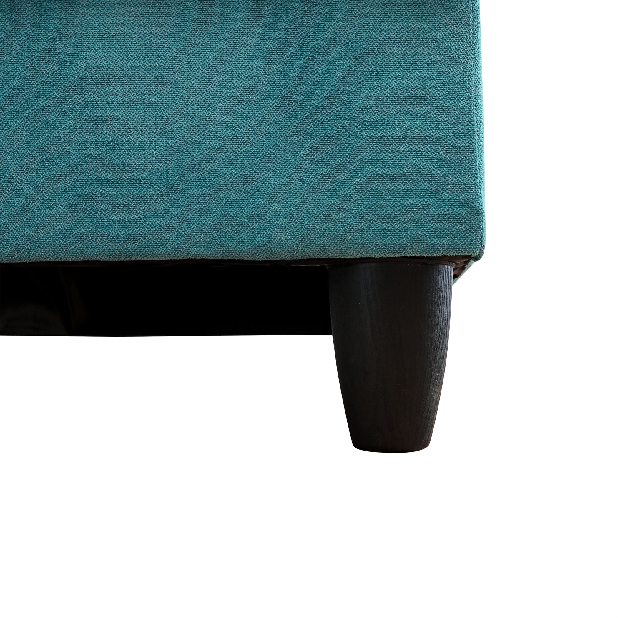 Aukfa 97" Classic Sectional Sofa 4 Seat L shape Couch for Living Room, 2Pillows, Oversized Right Chaise, Linen, Aqua Blue