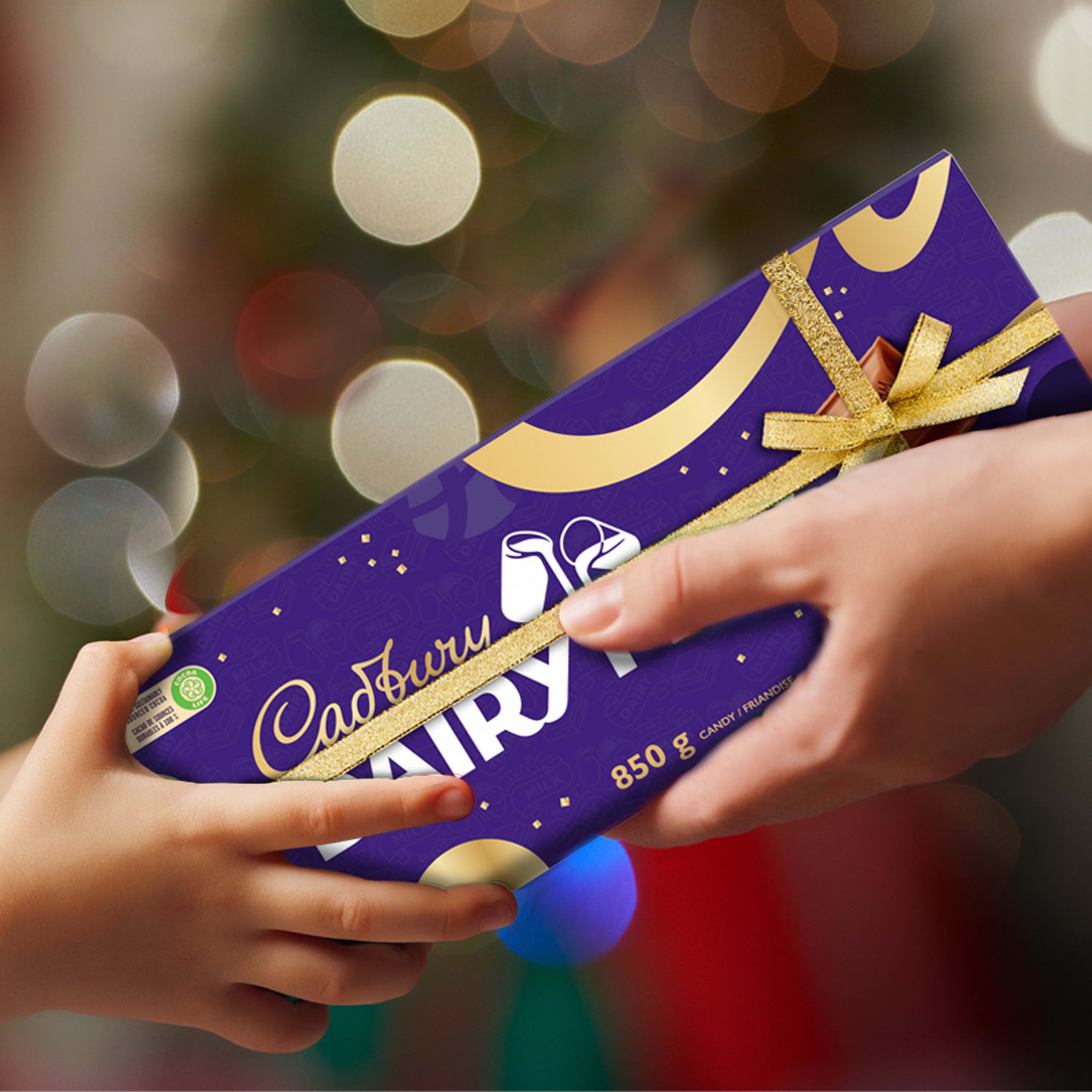 Cadbury Dairy Milk Chocolate Bar, Novelty Size, Holiday Gifts, Holiday Chocolate, 850 g