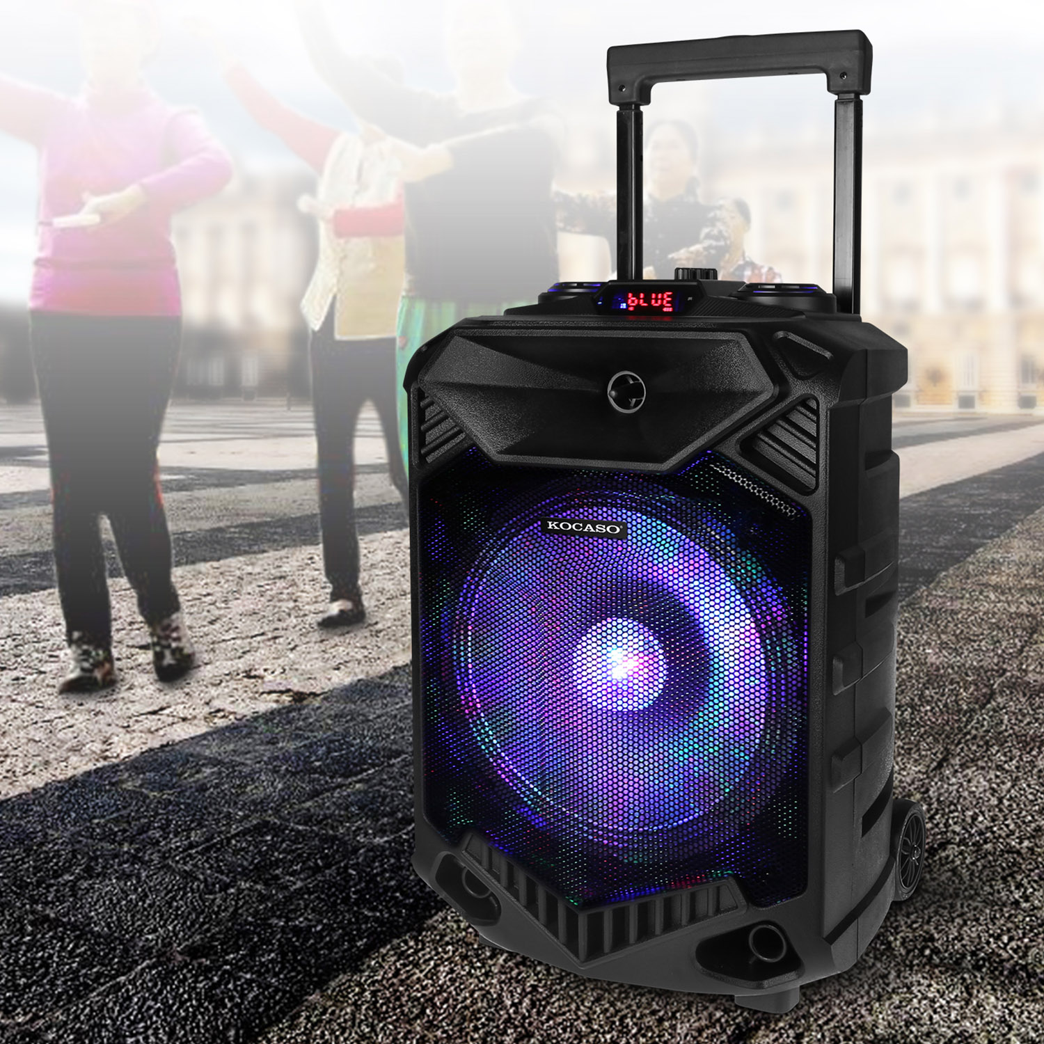 kocaso portable bluetooth party speaker
