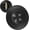 Archers Melee Black Matte, variant on Armory Replicas Medieval Archers Buckler Shield 16 gauge - 12" Black Iron Design with Forged Iron Handle & Riveted Wooden Slabs - Ideal for Close Quarters & Archery