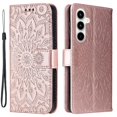 thumbnail image 1 of KAIYANG Funda con tapa para teléfono Samsung Galaxy A35 5G, serie 1, con estampado de flores, de piel sintética, estilo billetera, H, para Samsung Galaxy A35 5G, color oro rosa, 1 of 5