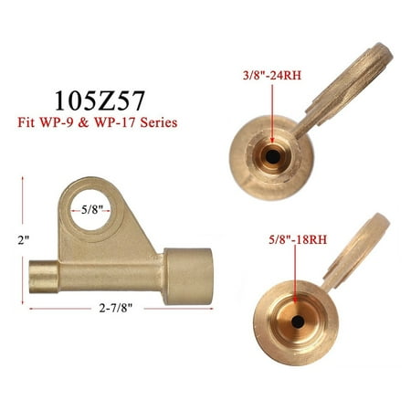 

105Z57 45V11 45V62 Power Cable Adapter Fit TIG Welding Torch WP9/17/18/20/26
