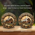 thumbnail image 2 of Rustic Barn Farmhouse Wall Clock Vintage Home Decor 10-Inch Silent Wooden Wall Clock, Battery Operated (AA Batteries Not Included), Artistic Home Decor, 2 of 7